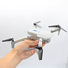 Квадрокоптер із 2 камерами 4K E88 Dual білий політ до 20 хв дальність 100 м у комплекті кейс, фото 5