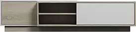 Тумба під телевізор Cama Meble Szafka Rtv Sigma1 180 Sonoma/Білий Глянець STVCMMZPM0143