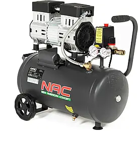 Компресор Kompresor безмасляний, безшумний NAC OF-SL-24-0.75-IN 24Л 8бар