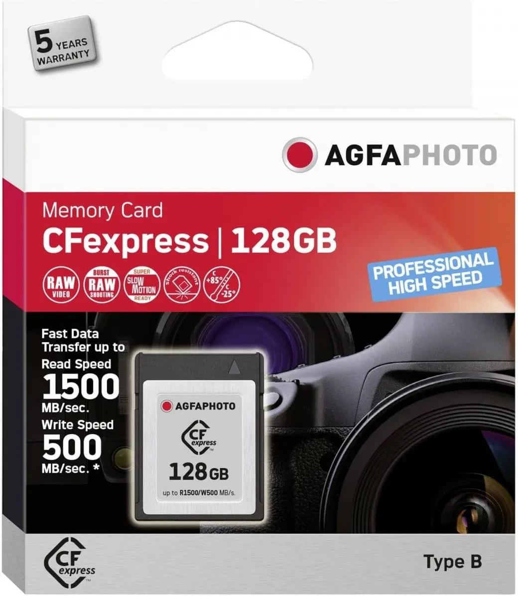 Карта пам'яті AgfaPhoto CFexpress 128GB Professional High Speed