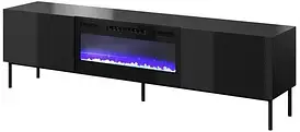 Тумба під телевізор Cama Meble Szafka Rtv Slide 200K Чорна
