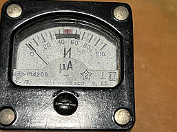 Мікроамперметр 100мкА М4206 40 х 40мм