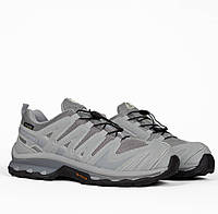 Чоловічі кросівки водовідштовхуючі Salomon XA Forces Gray (waterproof)