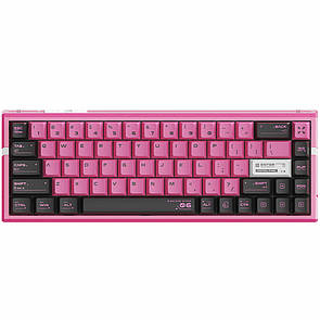 Ігрова клавіатура ATK RS6 Ultra Aluminum Hall Effect ENG (ATK-RS6-ULTRA-SKR) Рожевий