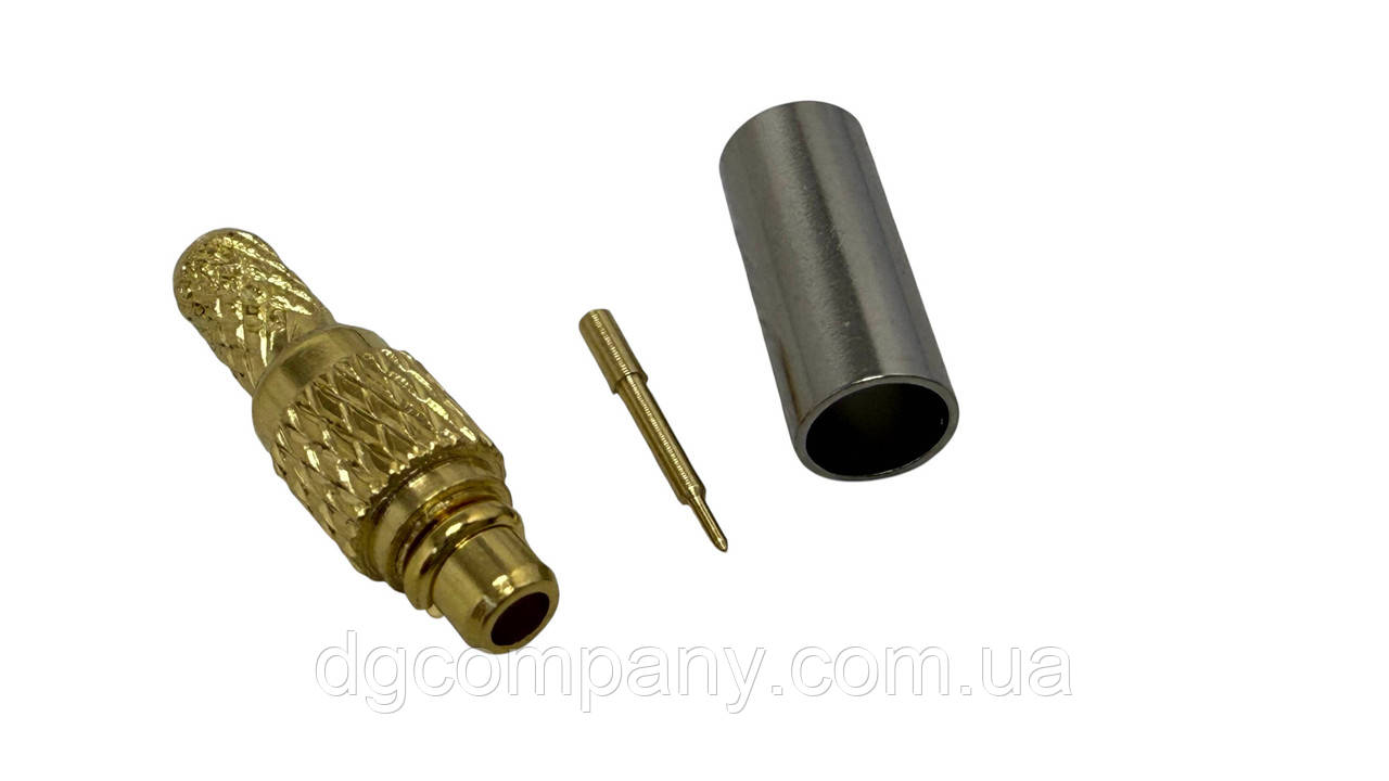 Штекер MMCX male обтискний на кабель rg316, фото 1