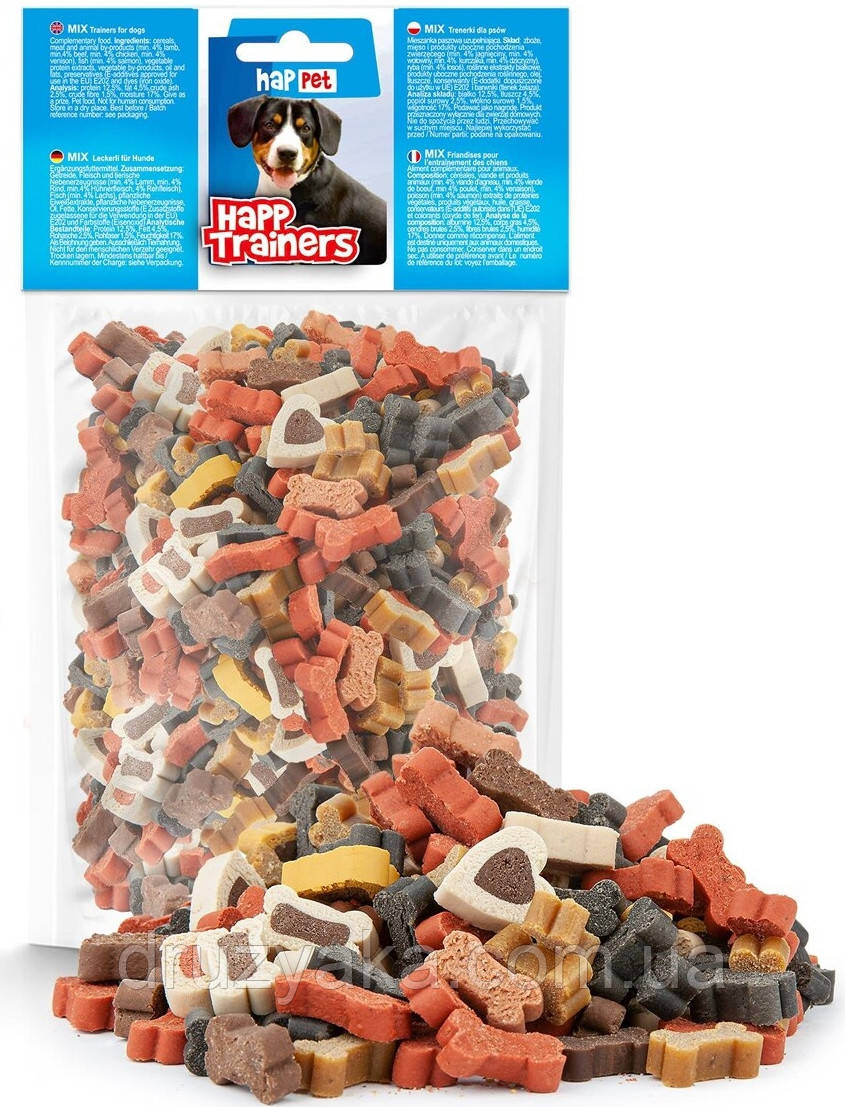 Ласощі для собак дропси МІКС Happet,  200гр, фото 1
