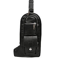 Шкіряний рюкзак-слінг рюкзак на одну шлейку GA-0062-3md TARWA