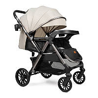 Прогулянкова коляска Ninos Maxi 2 (Нінос Максі) Light grey graphite (світло-сірий колір) сіра рама