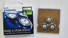 Бритвені головки Philips HQ56 (3 сітки + 3 ножі) для моделей HQ64xx, HQ66xx, HQ68xx, HQ69xx