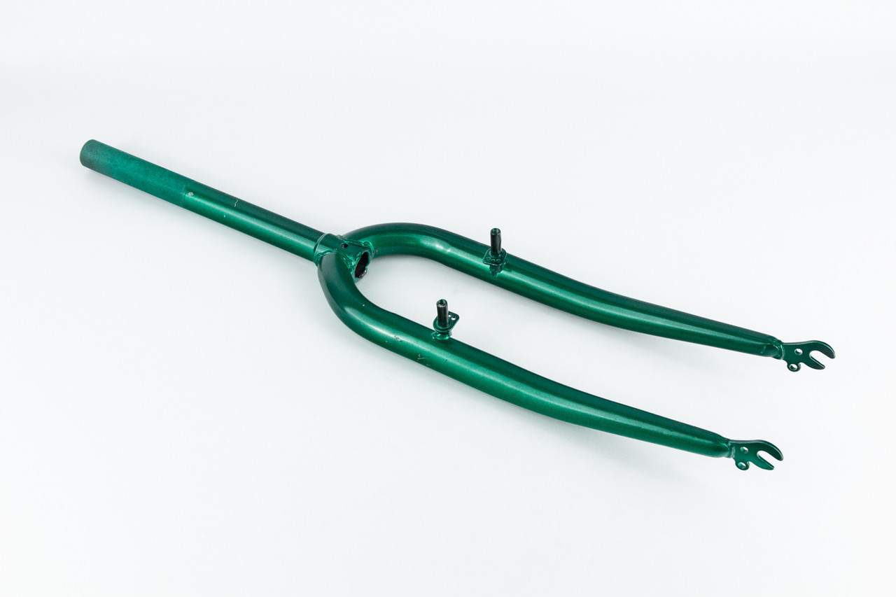 Вилка 26" з різьбою 1" (25,4мм), шток 240мм, V-brake, зелена, ВЕЛОЗАПЧАСТИНИ, SV-412217, фото 1