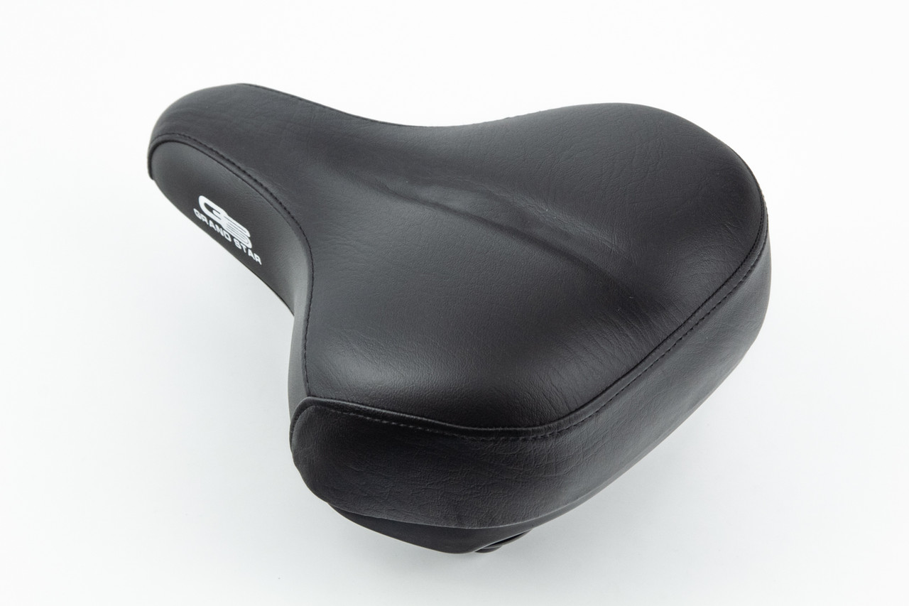 Сидіння ХВЗ 260x195мм, чорно-сіре GS-809B11D, ВЕЛОЗАПЧАСТИНИ, SV-412225, фото 1