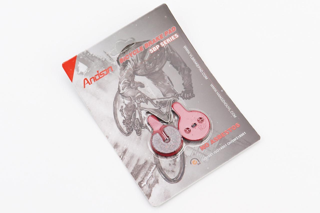 Гальмівні колодки Disk-brake (Kugoo G2 Pro, Bolids Boli-BB8, YINXING), червоні YL-1057, ВЕЛОЗАПЧАСТИНИ, SV-412036, фото 1