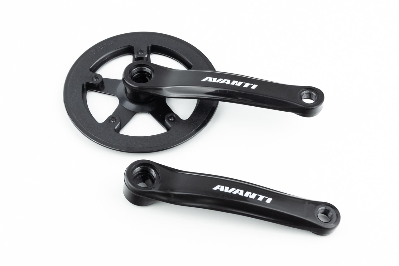 Шатуни "квадрат" 170мм, 36T (1/8") CITY, чорні GS-P313, ВЕЛОЗАПЧАСТИНИ, SV-411306, фото 1