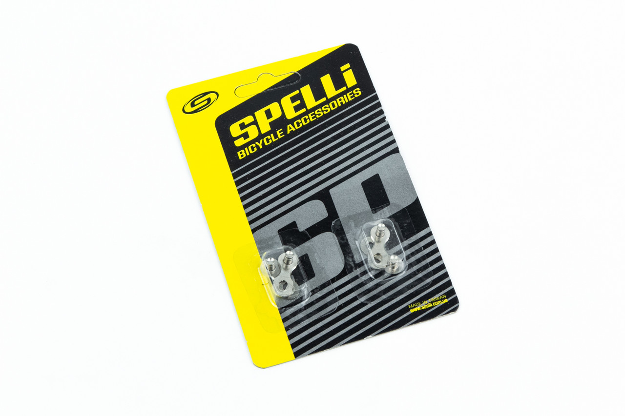 Замок ланцюга MTB 7/8зв. на блістері (2шт к-кт), сріблястий, ВЕЛОЗАПЧАСТИНИ, SV-412320, фото 1