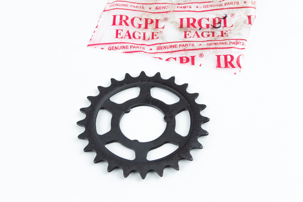 Зірка задня ХВЗ 24T, чорна, ВЕЛОЗАПЧАСТИНИ, SV-412324, фото 1