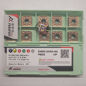 SNMG120404-MA P6205 PROSPECT (Сталь, Нержавіюча сталь) Твердосплавна пластина, фото 2