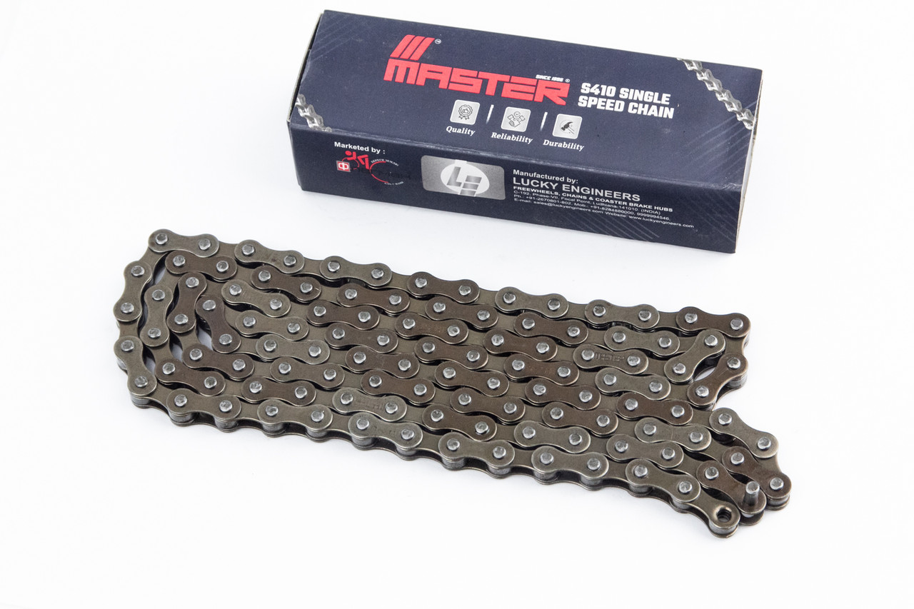 Ланцюг приводний 1/2х1/8"х112L 1 швидкість, коричневий S-410, ВЕЛОЗАПЧАСТИНИ, SV-412239, фото 1