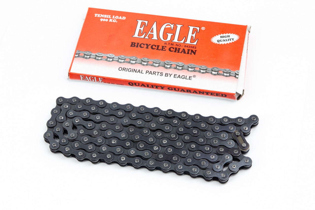 Ланцюг приводний 1/2х1/8"х112L 1 швидкість, чорний, ВЕЛОЗАПЧАСТИНИ, SV-412228, фото 1