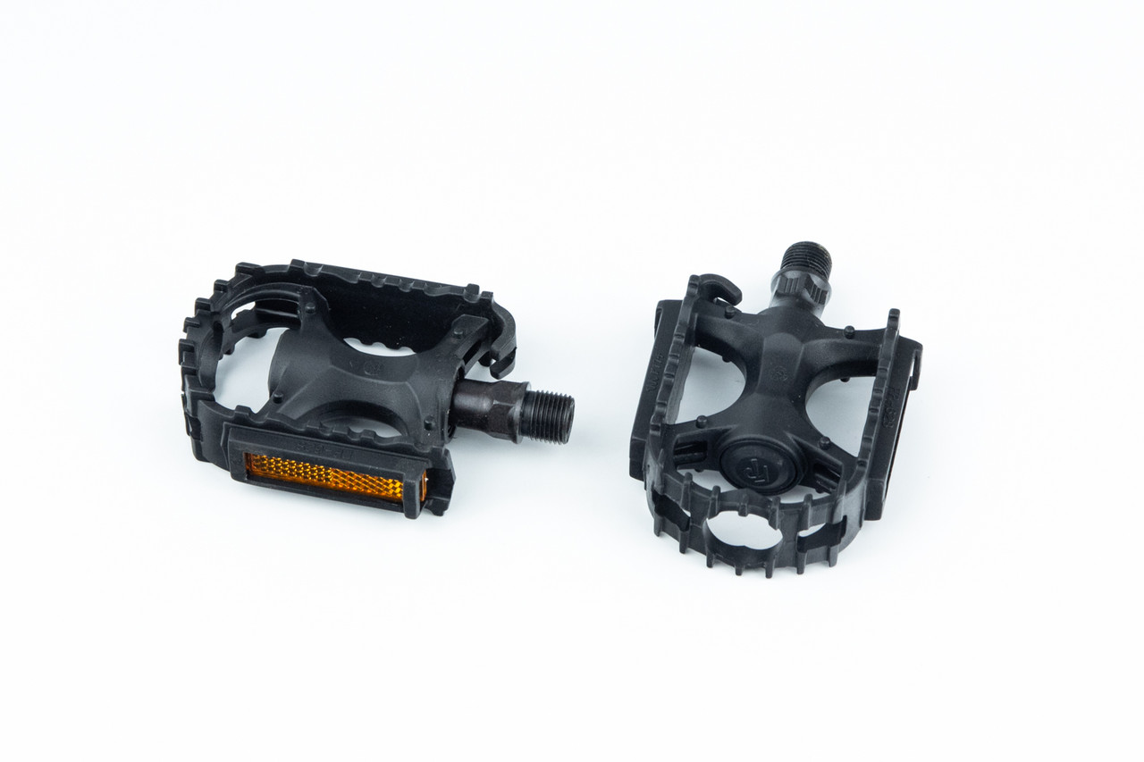 Педалі CHILD 9/16" (97x70x28мм) пластикові, чорні FP-628, ВЕЛОЗАПЧАСТИНИ, SV-411823, фото 1