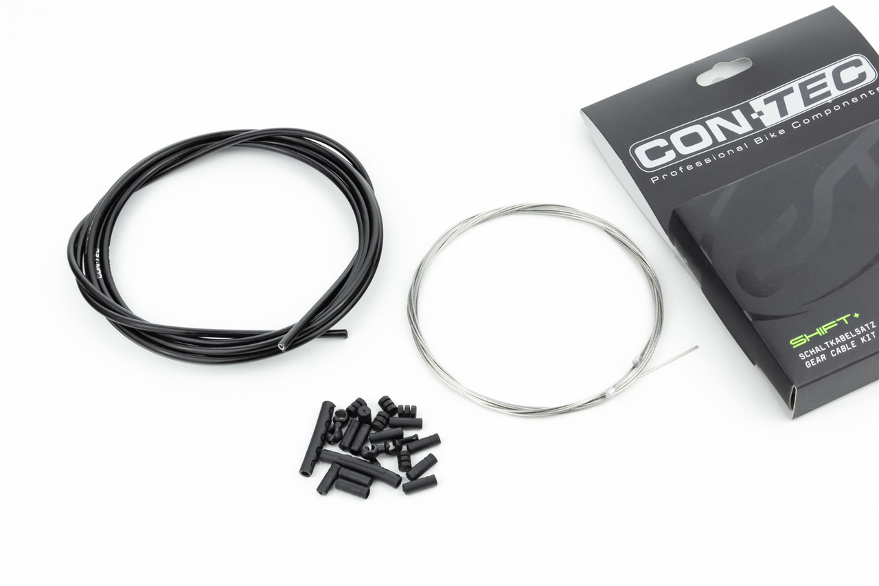 Перемикання комплект універсальний "ПОВНИЙ" (сорочка 4мм х 2,7м, троса Slick Stainless 2000/2300мм, ковпачки, кінцівки, фіксатори,, фото 1