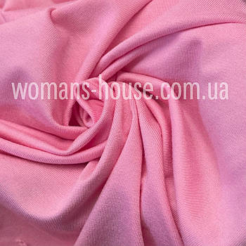Трикотаж Віскоза стрейч однотон 180 см Туреччина 180 г/м2 Ніжно рожевий