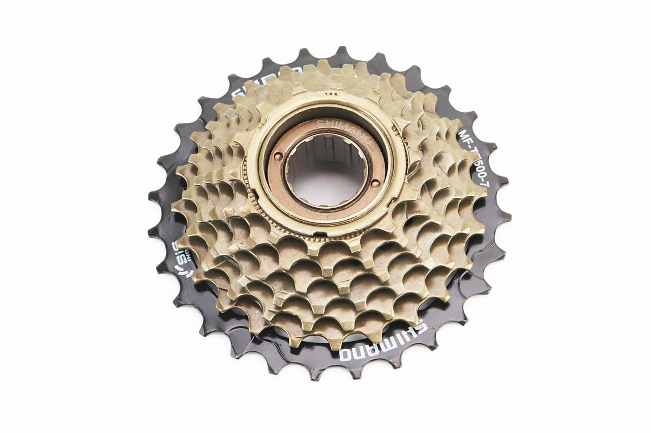 Вільнобіг 7зв. 14.16.18.20.22.24.28Т index, чорно-коричневий MF-TZ 500, ВЕЛОЗАПЧАСТИНИ, SV-404303, фото 1