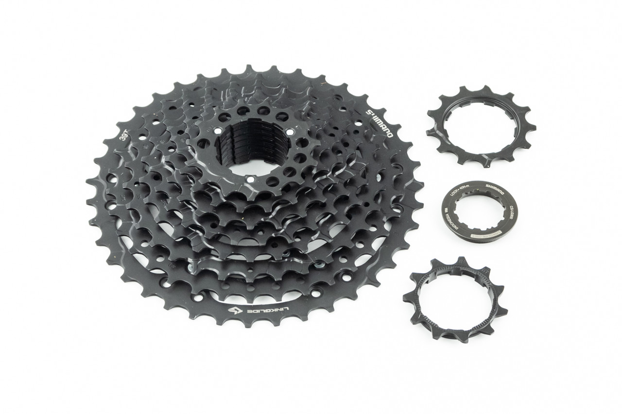 Касета 10зв. 11.13.15.17.20.23.26.30.34.39Т, чорна ACERA CS-HG200, ВЕЛОЗАПЧАСТИНИ, SV-404334, фото 1