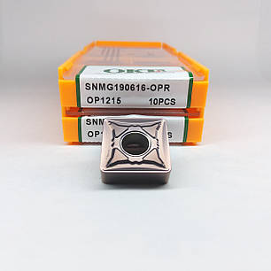 SNMG190616-OPR OP1215 OKE (Нержавіюча сталь) Твердосплавна пластина, фото 1