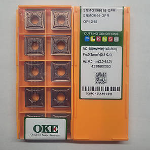 SNMG190616-OPR OP1215 OKE (Нержавіюча сталь) Твердосплавна пластина, фото 2