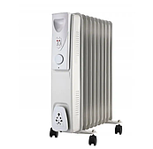 Масляний радіатор Bobbytec 11 секцій Потужність 2500 Ватт Сталь