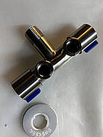 Кран для води подвійний кутовий 1/2"