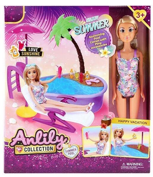 Лялька 616156 (24) висота: 29 см, аксесуари, басейн, в коробц