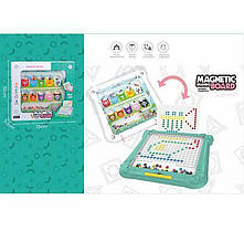 Магнітна мозаїка CH 1152 (24) 2 варіанти гри, двостороння ігрова панель, магнітний стилус, двосторонні картки із завданнями, в