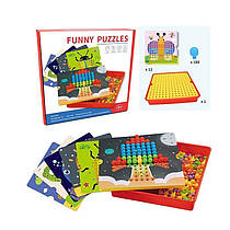 Мозаїка 52403 (36/2) 12 трафаретів, 180 елементів, ігрова платформа, в коробці