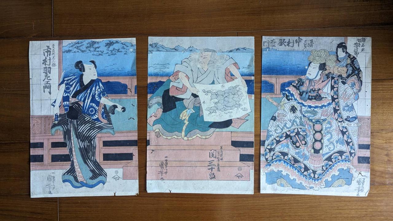 Клятва у вірності, художник Утагава Кунійосі 1840-і роки