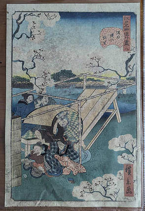 Комічні види Едо, художник Утагава Хиросигэ 1840-ті роки, фото 1