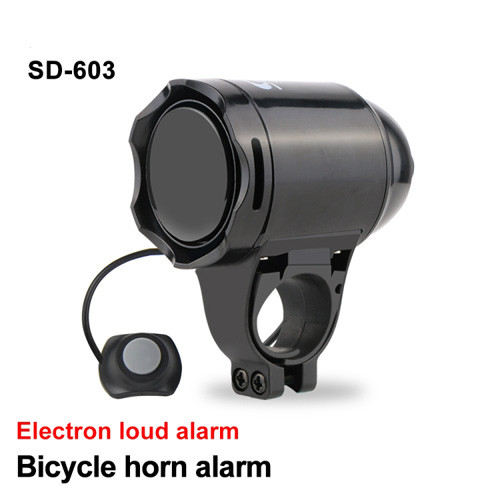 Велодзвінок SunDING SD-603 - з сигналізацією, 120 дБ, живлення 4xAG13