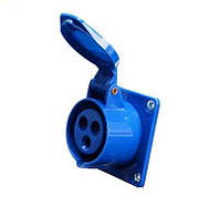 Розетка силова внутрішньої установки 32a 250v ip44