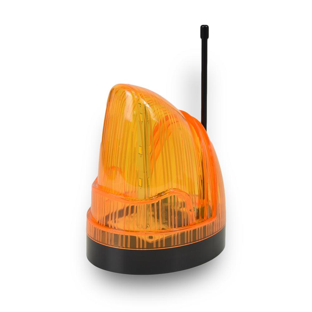 Сигнальна лампа YET-6141 універсальна 12-24-220V для всіх типів воріт і шлагбаумів, фото 1