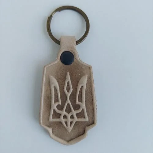 БРЕЛОК - «Тризуб» бежевий (28945), фото 1
