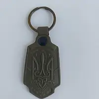 БРЕЛОК - "Тризуб - геометрія" оливковий (28964)