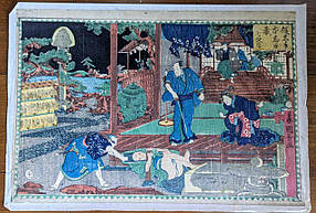 Історія 47 ронінів. художник Утагава Кунійосі. 1840-ті роки