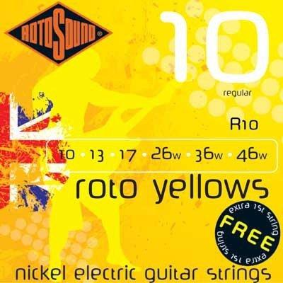Струни для електрогітари Струни для електрогітари ROTOSOUND R10