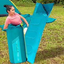 Одномісний портативний кемпінговий спальний мішок з чохлом PAVILLO BESTWAY 68099, 180 Х 75 см Блакитний (LM)
