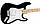 Електрогітара SQUIER by FENDER  AFFINITY SERIES STRATOCASTER MN BLACK, фото 3