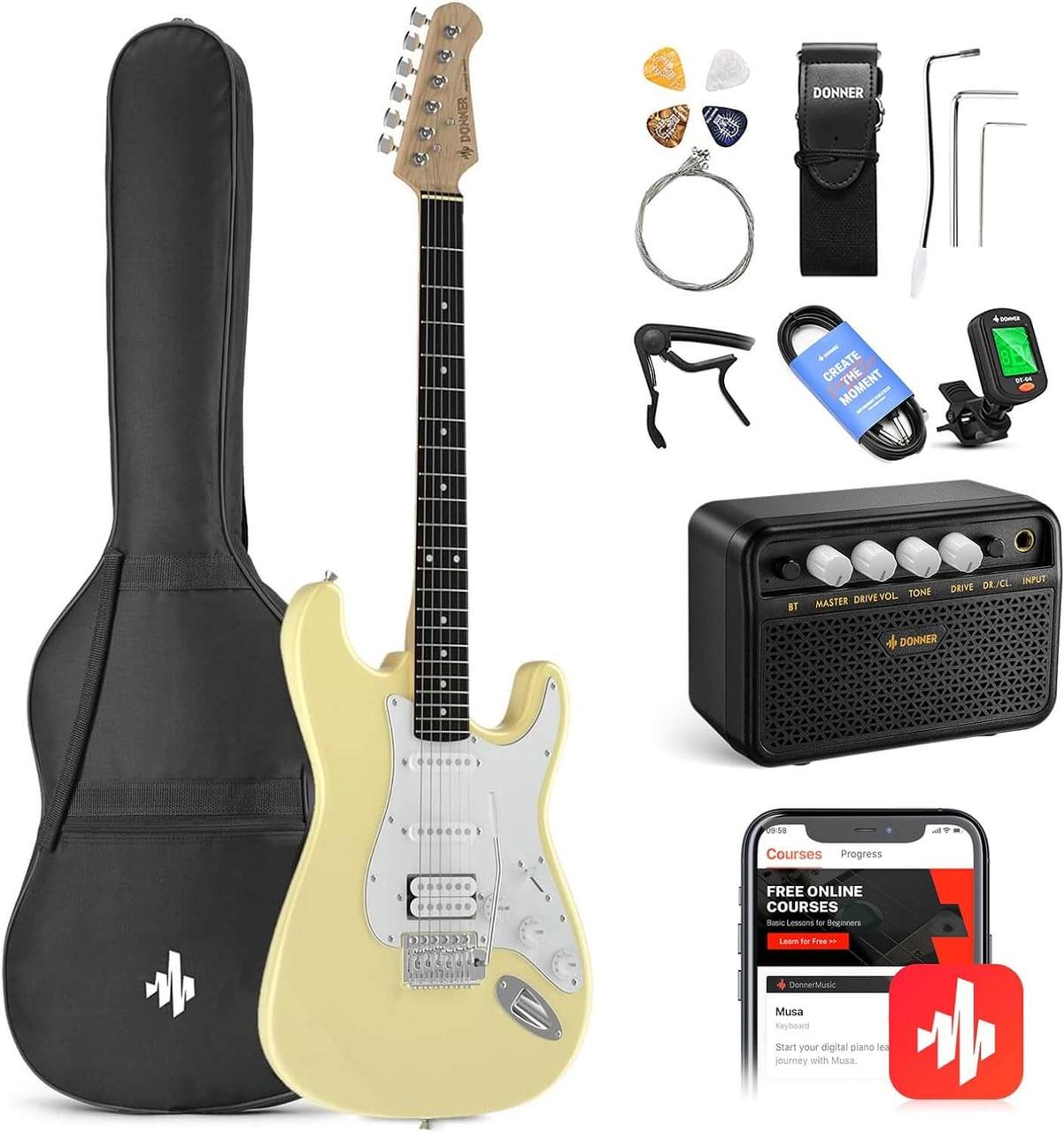 Комплект DST-100 Sunburst Electric Guitar Kit Yellow EC1169