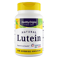 Лютеїн, Lutein, Healthy Origins, 20 мг, 60 кап.