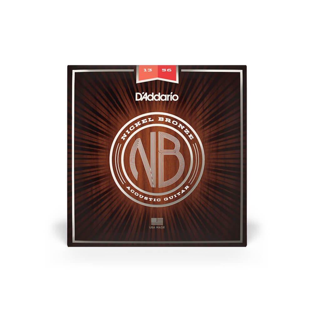 Струни для акустичної гітари D'ADDARIO NB1356 NICKEL BRONZE MEDIUM (13-56)