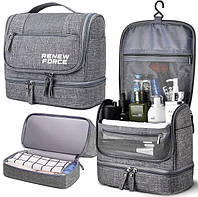 Дорожня підвісна сумка органайзер косметичка Soulima 23184 11 карманів