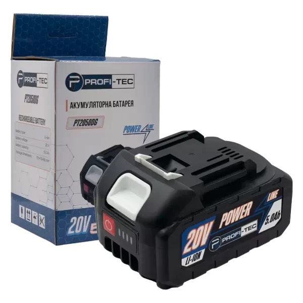 Акумулятор 20В  5,0Ah PT2050DG, PROFI-TEC, фото 1